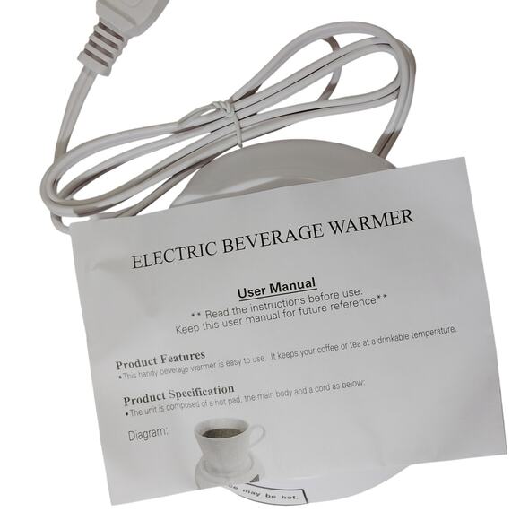 Modern Expressions Electric Beverage Warmer – Compact Desktop Mug Heater - Picture 10 of 10